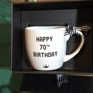 Happy 70th Birthday Mug, New in box